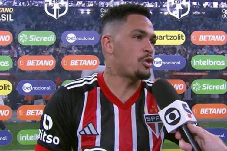 Luciano cita Gabigol, dá entrevista polêmica após jogo do São Paulo e torcida não perdoa na web