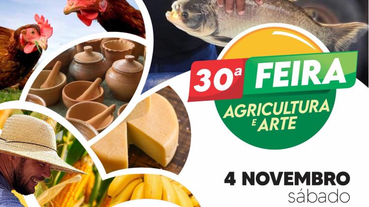 30ª Feira Agricultura e Arte acontece neste sábado (4)