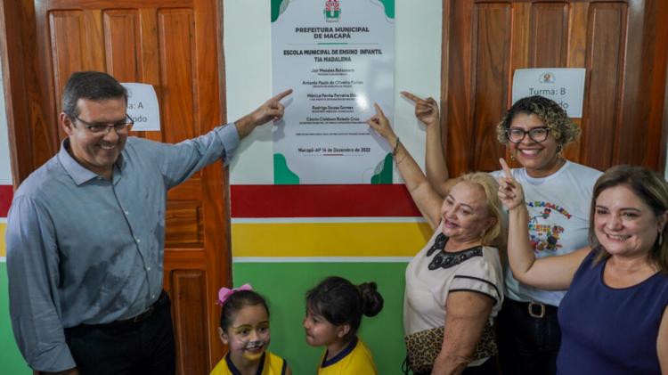 PMM entrega Escola Tia Madalena revitalizada para comunidade do bairro Beirol