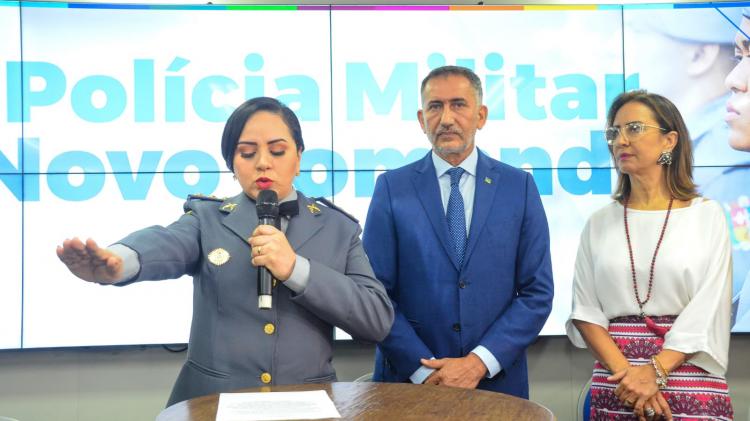 Governador Waldez nomeia coronel Heliane Braga a 1ª mulher a comandar a Polícia Militar do Amapá