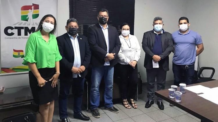 Vereador Cláudio reúne com a equipe técnica da Companhia de Trânsito e Transporte de Macapá