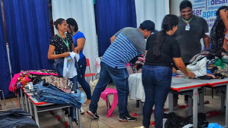 Governo do Amapá inicia campanha de arrecadação para ajudar famílias desabrigadas pelas fortes chuvas, em Macapá