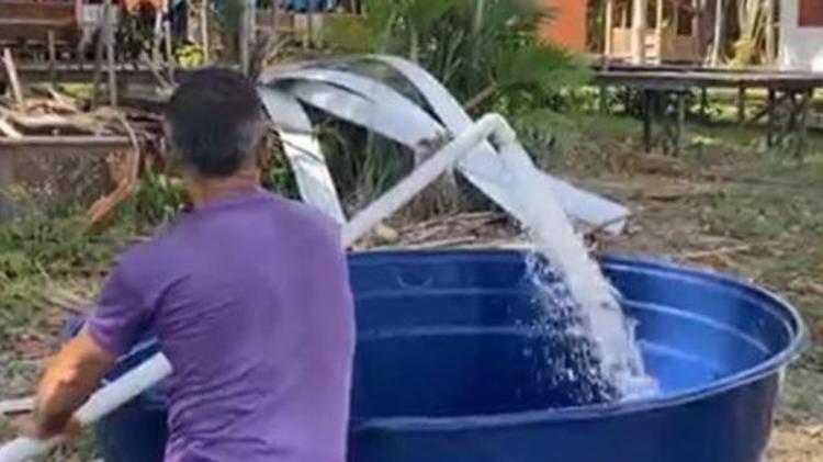 Governo do Amapá já alcançou mais de 240 famílias do Bailique com entrega de água doce