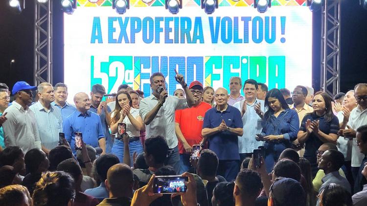 Clécio Luís na inauguração da Central da Expofeira em Macapá
