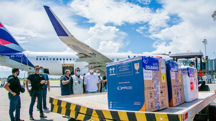 Covid-19: Amapá recebe 25.720 doses de vacinas Janssen, Coronavac e Pfizer