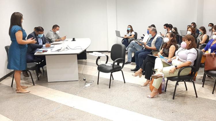 Ministério da Saúde e Opas conhecendo as ações positivas do Governo do Estado durante a pandemia