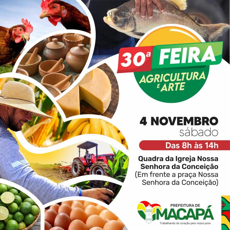 30ª Feira Agricultura e Arte acontece neste sábado (4)