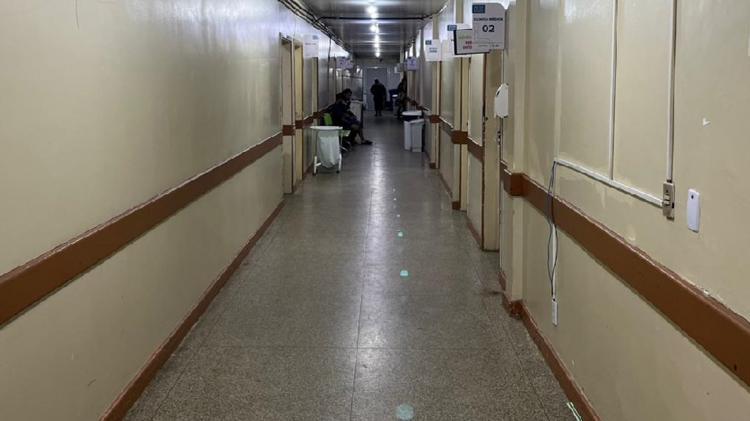 Corredores do HE ficaram sem pacientes internados durante a madrugada e manhã deste domingo, 12