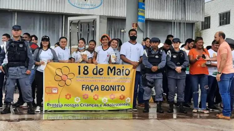 Caminhada e panfletagem marcam dia de combate ao abuso e exploração sexual de crianças e adolescentes em Santana