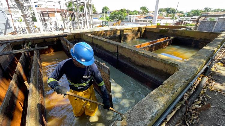 CSA realiza melhorias no sistema de abastecimento que atende ao Perpétuo Socorro, em Macapá 