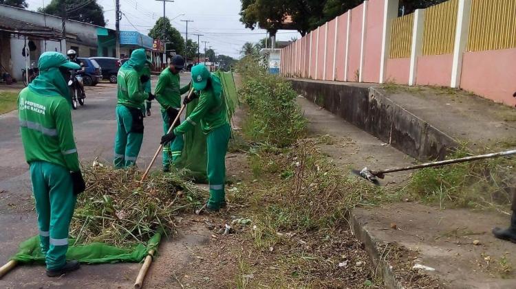 Limpeza e manutenção de espaços públicos em Macapá são mantidas durante o carnaval