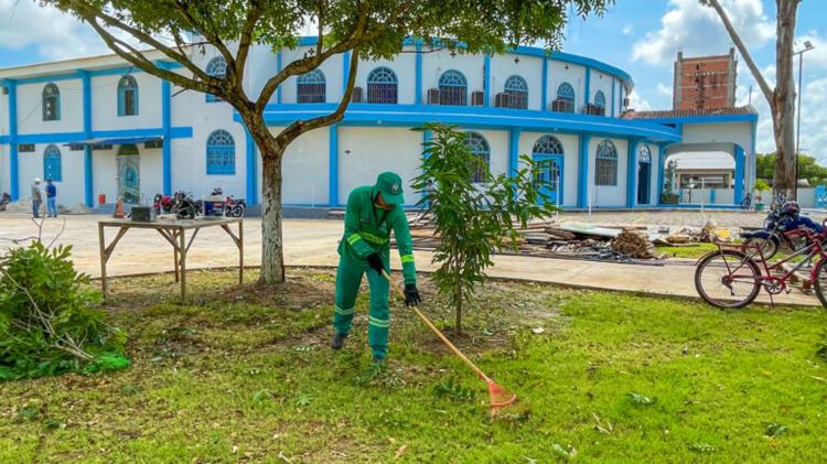 Zeladoria Urbana inicia a limpeza das vias que serão utilizadas para o Círio de Nazaré em Macapá