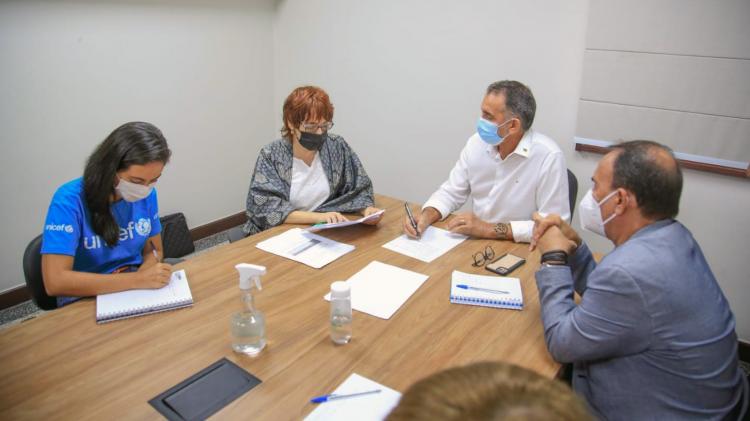 Governo e Unicef estabelecem mais parcerias para o desenvolvimento do Amapá