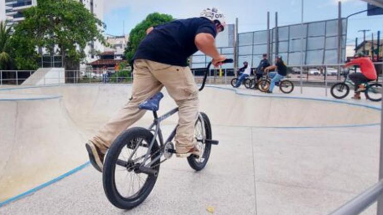 Macapá Verão ciclistas da modalidade radical BMX