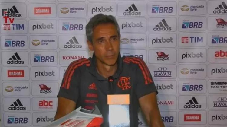 Após derrota, Paulo Sousa destaca necessidade de ‘maior controle emocional’ de jogadores do Fla