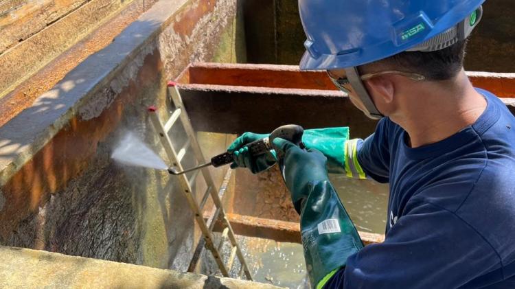 CSA realiza melhorias no sistema de abastecimento que atende ao Perpétuo Socorro, em Macapá 